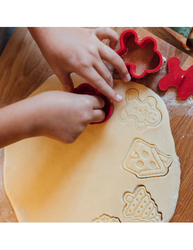 di 5 Formine per Biscotti con Timbro  Cookie Time Legami Milano