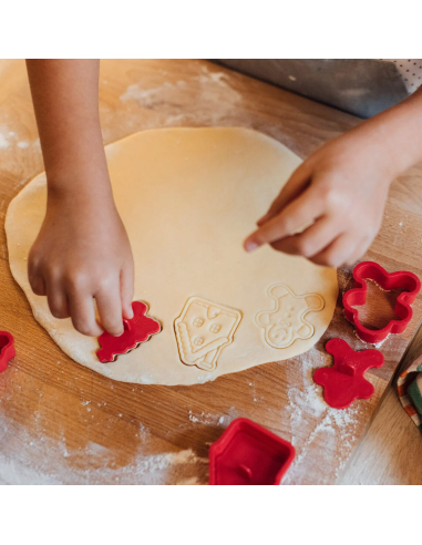 di 5 Formine per Biscotti con Timbro  Cookie Time Legami Milano