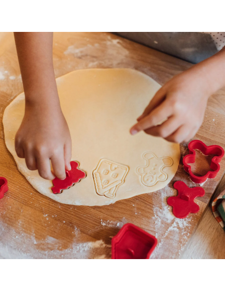 di 5 Formine per Biscotti con Timbro  Cookie Time Legami Milano