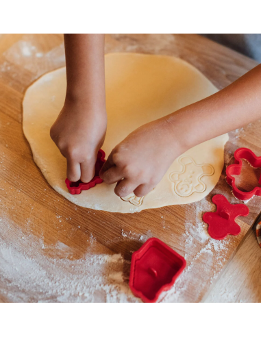 di 5 Formine per Biscotti con Timbro  Cookie Time Legami Milano