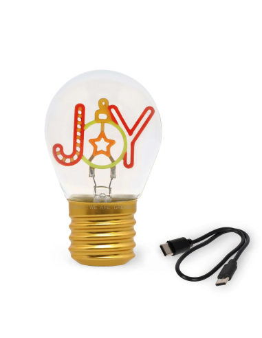Lampada Decorativa da Tavolo a Forma di Lampadina  Joy  Bulb Fiction Legami Milano