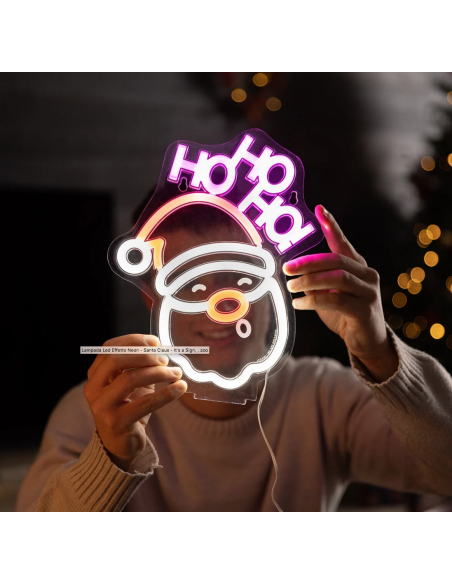 Lampada Led Effetto Neon Santa Claus It's a Sign Legami Milano