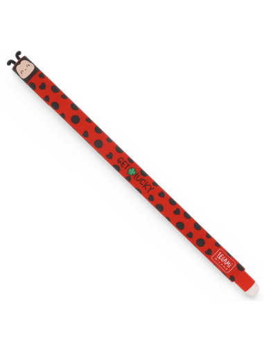 Penna Gel Cancellabile Ladybug "Get Lucky" Legami