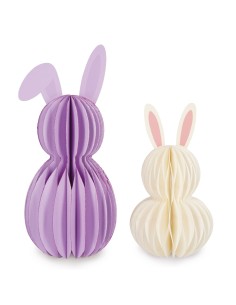 Set di 2 Coniglietti Pieghevoli in Carta Hoppy Easter Legami