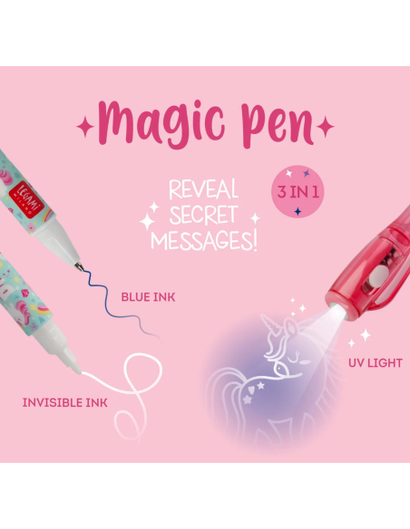 Penna con Inchiostro Invisibile Unicorn Magic Pen Legami