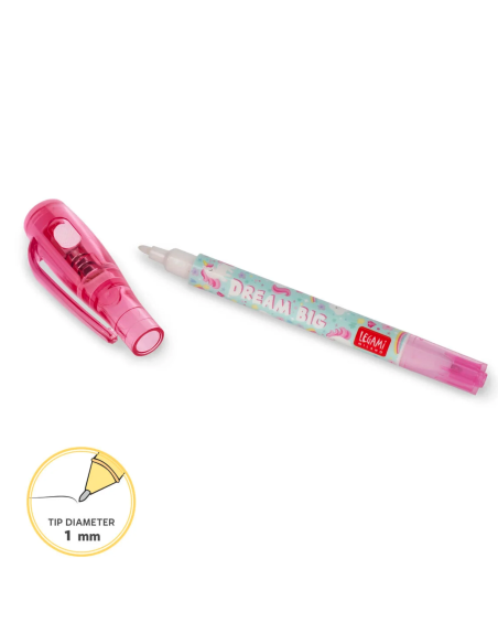 Penna con Inchiostro Invisibile Unicorn Magic Pen Legami