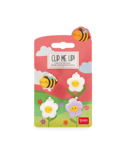 Set di 4 Mini Mollette per Capelli Bee - Clip me up! Legami