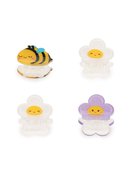 Set di 4 Mini Mollette per Capelli Bee - Clip me up! Legami