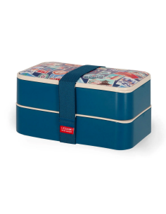 Contenitore Porta Pranzo 1200 ml Travel Stickers  Lunch Box Legami