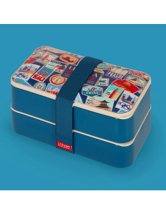 Contenitore Porta Pranzo 1200 ml Travel Stickers  Lunch Box Legami 2