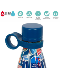 Bottiglia Termica 500 ml Travel Stickers Hot & Cold Legami 2