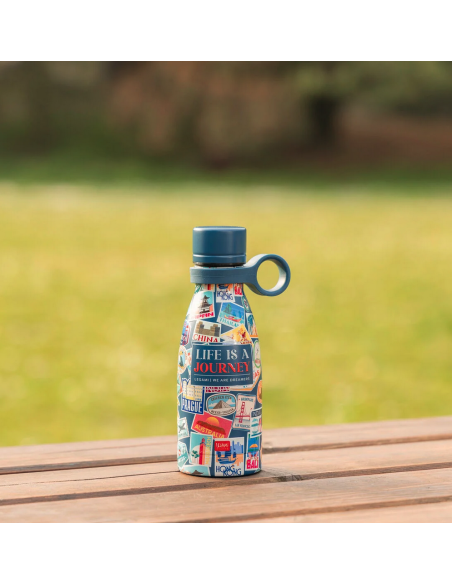 Bottiglia Termica Mini 300 ml Travel Stickers Hot & Cold Legami