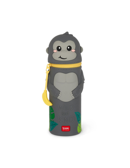 Astuccio 2-in-1 in Silicone Gorilla "Wild but Kind" Legami