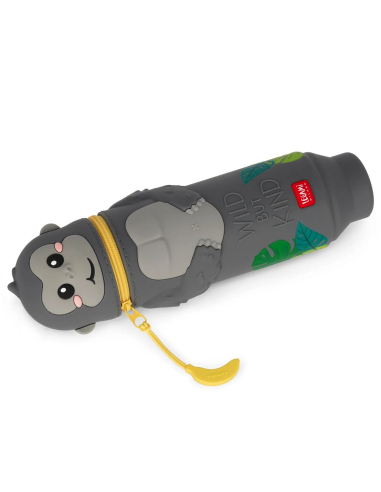 Astuccio 2-in-1 in Silicone Gorilla "Wild but Kind" Legami