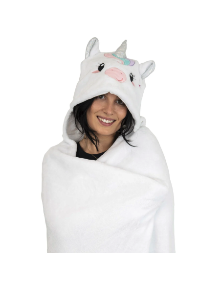 Coperta con Cappuccio Unicorn Cosy Hugs Legami