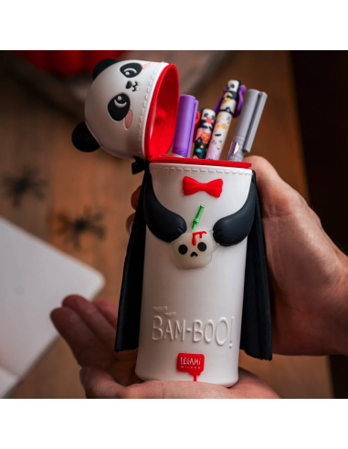 Astuccio 2-in-1 in Silicone Panda "Bam-Boo" Halloween Kawaii Legami