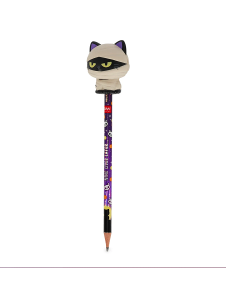 Matita con Antistress Halloween Mummy Cat "Nine Lives Later Squeezies Legami