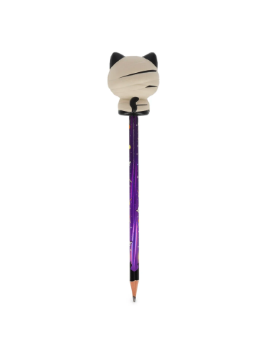 Matita con Antistress Halloween Mummy Cat "Nine Lives Later Squeezies Legami