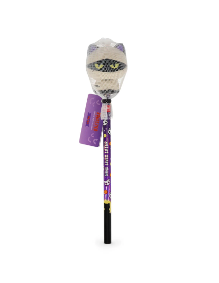 Matita con Antistress Halloween Mummy Cat "Nine Lives Later Squeezies Legami