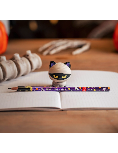 Matita con Antistress Halloween Mummy Cat "Nine Lives Later Squeezies Legami