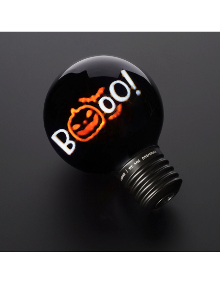 Lampada Decorativa da Tavolo a Forma di Lampadina Pumpkin Booo Bulb Fiction XL Legami