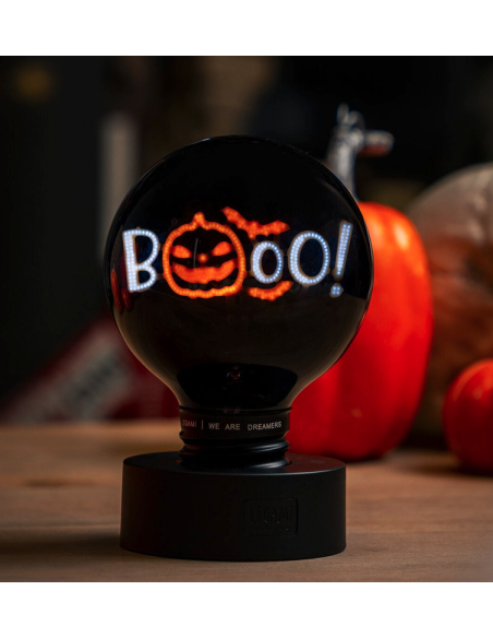 Lampada Decorativa da Tavolo a Forma di Lampadina Pumpkin Booo Bulb Fiction XL Legami