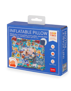 Cuscino Gonfiabile Travel Stickers - Inflatable Pillow Legami 2