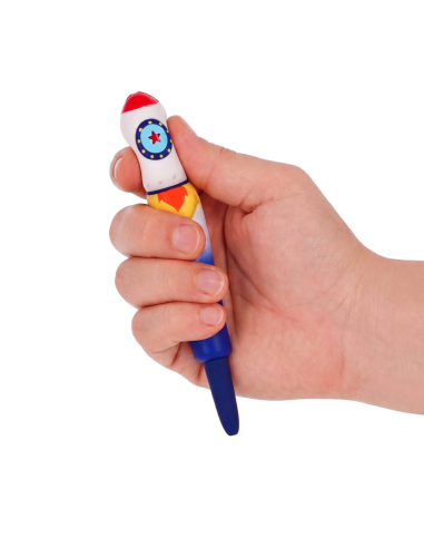 Penna Antistress Rocket Space Explorer Squeezies Legami