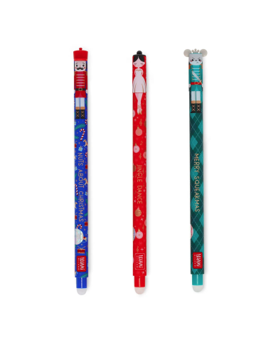 Set di 3 Penne Gel Cancellabili Legami Milano