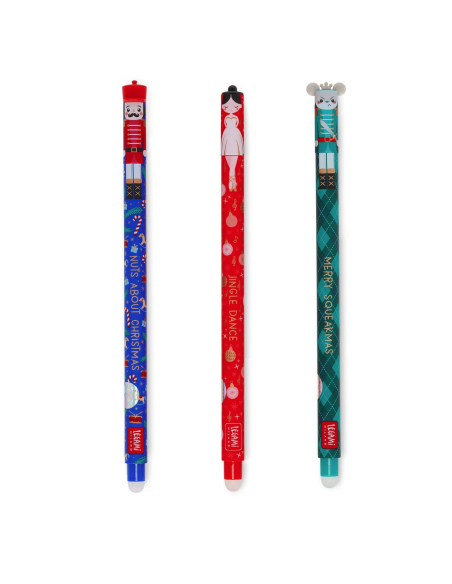 Set di 3 Penne Gel Cancellabili Legami Milano