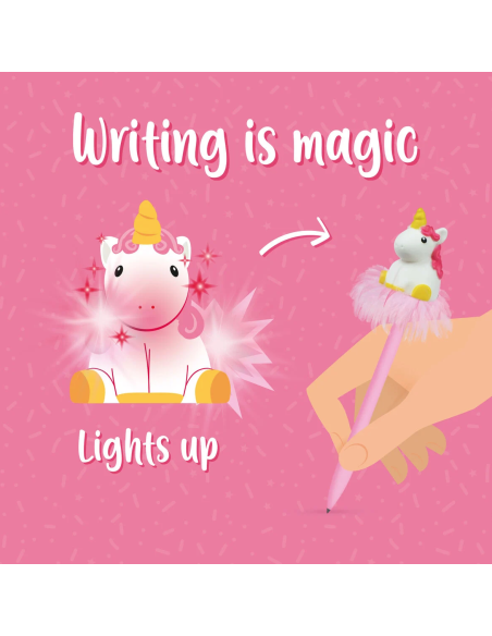 Penna Luminosa a Sfera Unicorn  Writing is Magic Legami Milano