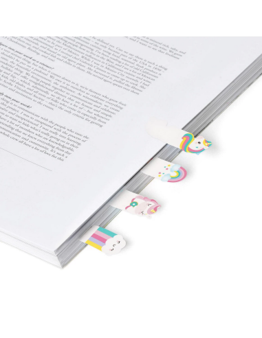 Segnapagina Adesivi Unicorn Legami