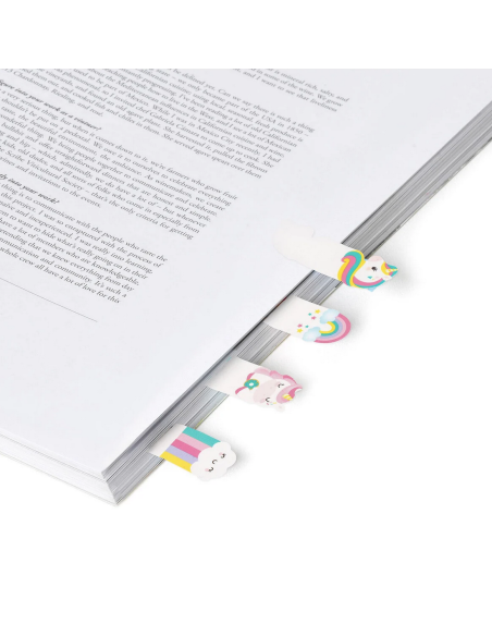Segnapagina Adesivi Unicorn Legami