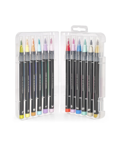 Set di 12 Pennarelli con Punta Pennello Pastel Colours Legami