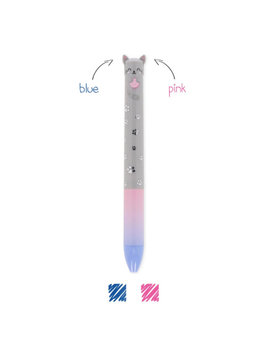 Penna a Sfera Due Colori Kitty Click&Clack Legami