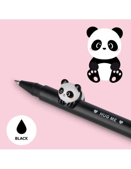 Penna Gel con Animaletto Decorativo Panda "Hug me"  Lovely Friends Legami