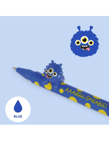 Penna Gel con Animaletto Decorativo Monster "Aaargh-dorable!" Lovely Friends Legami